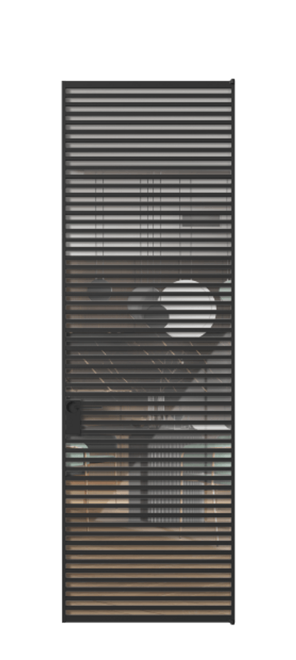 Алюминиевая дверь АЛПЛ040.07 Алюминий Черный Рефлективное прозрачное стекло "Stopsol", калёное. Без короба чер Цена 229770 Стоимость комплекта двери включает:
1. Полотно (600/650/700/750/800/850/900/950*2000-2400 мм).
2. Короб
3. Комплект фурнитуры (2 торцевые петли и магнитный замок с ответной планкой). Фабрика дверей Волховец 8 (800) 551 43 19 Алюминиевая дверь АЛПЛ040.07 Алюминий Черный Рефлективное прозрачное стекло "Stopsol", калёное Цена 229770 | Volhovec