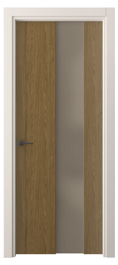 Межкомнатная дверь Freedom 4226 Торфяной дуб Сатинированное бронзовое стекло, триплекс Цена 32639 ₽ | Volhovec