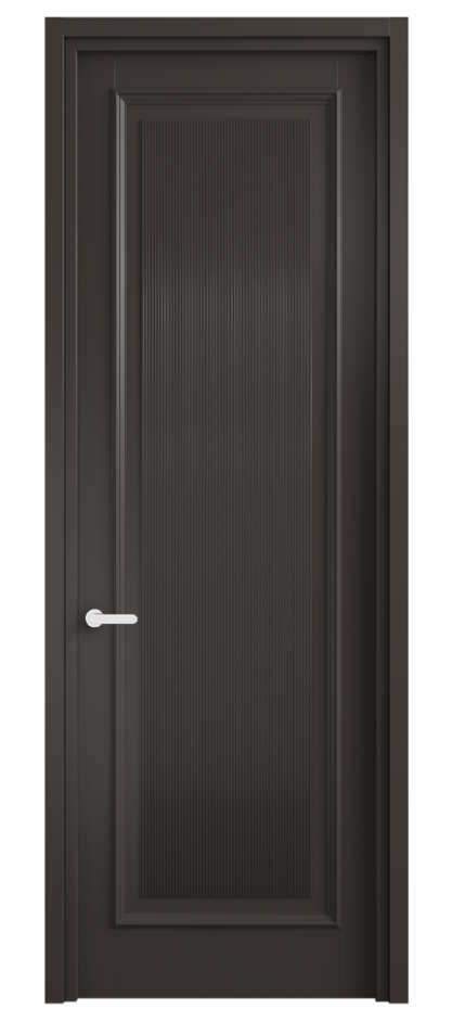 Дверь межкомнатная Шарм 6711 Матовый антрацит Узкий классический наличник МАН Цена 97699 ₽ Наличники уже входят в базовый комплект. Фабрика дверей Волховец 8 (800) 551 43 19 Межкомнатная дверь Шарм 6711 Матовый антрацит Цена 97699 ₽ | Volhovec