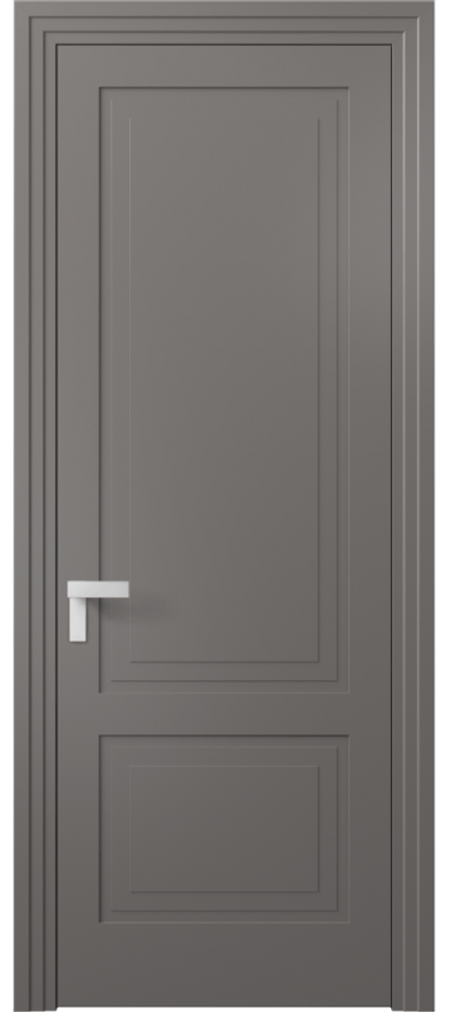 Межкомнатная дверь Rocca АКП 8351 Матовый классический серый  Цена 85399 ₽ | Volhovec