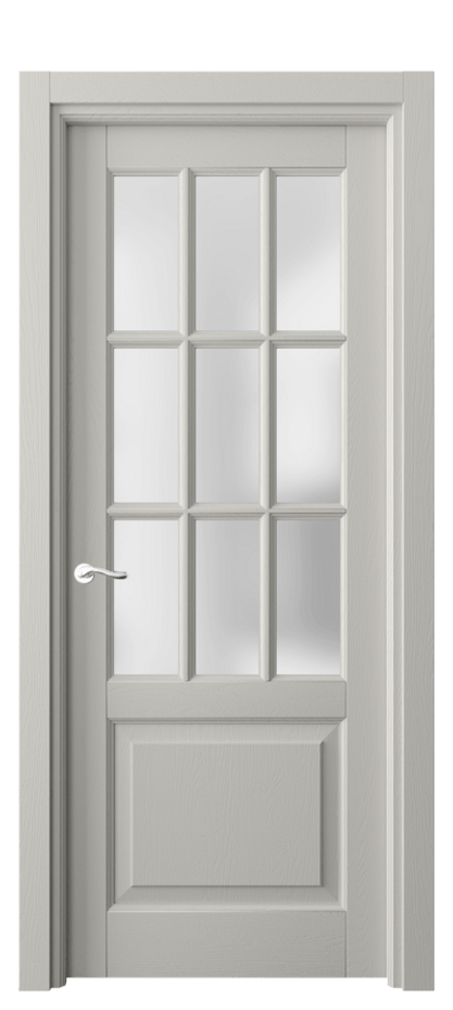 Межкомнатная дверь Лигнум 0748 Дуб тёплый серый Сатинированное стекло Цена 156199 ₽ | Volhovec