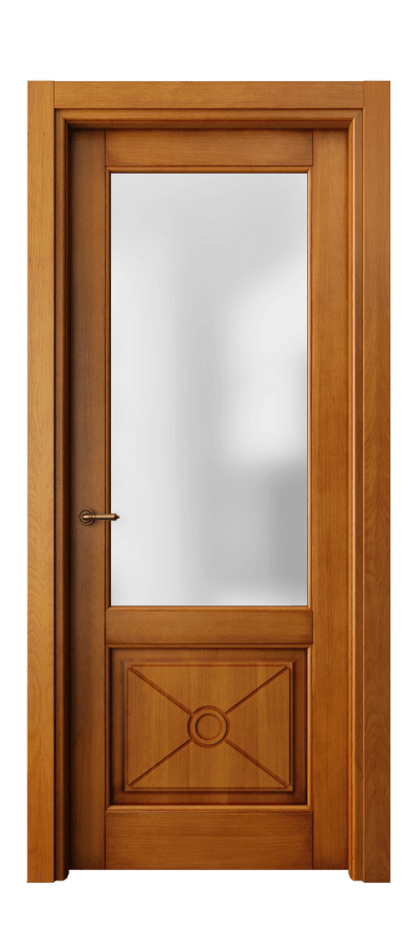 Межкомнатная дверь Toscana Litera 6362 Бук светлый с патиной Сатинированное стекло Цена 123999 ₽ | Volhovec