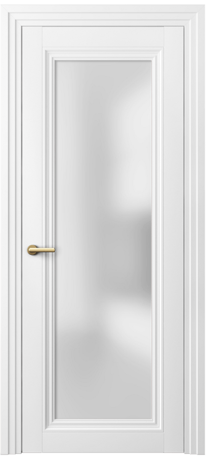 Межкомнатная дверь Centro 2502 Белый шёлк Сатинированное стекло Цена 40719 ₽ | Volhovec