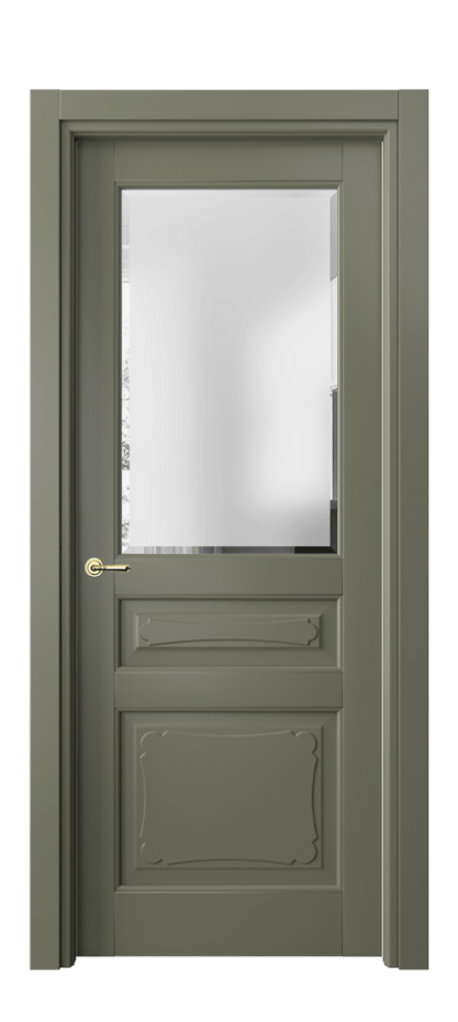 Дверь межкомнатная Toscana Elegante 6324 Бук оливковый тёмный Сатинированное стекло с фацетом, 6 мм Гладкий наличник БОТ Цена 97399 ₽ Наличники уже входят в базовый комплект. Фабрика дверей Волховец 8 (800) 551 43 19 Межкомнатная дверь Toscana Elegante 6324 Бук оливковый тёмный Сатинированное стекло с фацетом, 6 мм Цена 97399 ₽ | Volhovec