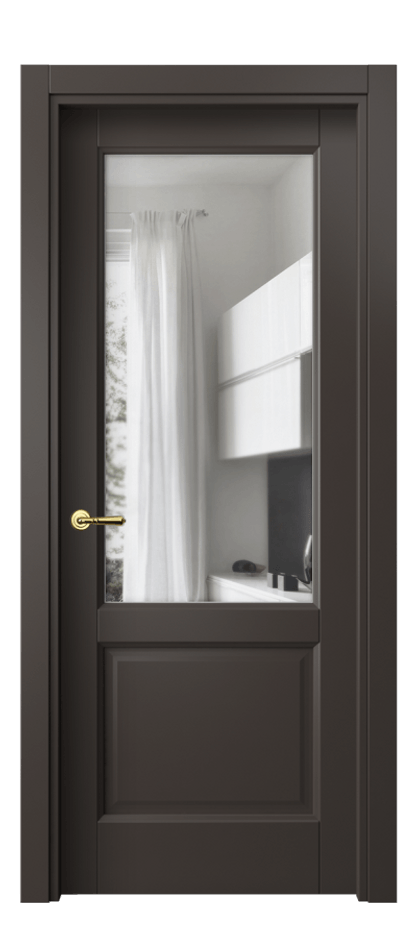 Дверь межкомнатная Galant 1422 Матовый антрацит Прозрачное стекло, 4 мм Гладкий наличник МАН Цена 49199 ₽ Наличники уже входят в базовый комплект. Фабрика дверей Волховец 8 (800) 551 43 19 Межкомнатная дверь Galant 1422 Матовый антрацит Прозрачное стекло, 4 мм Цена 49199 ₽ | Volhovec