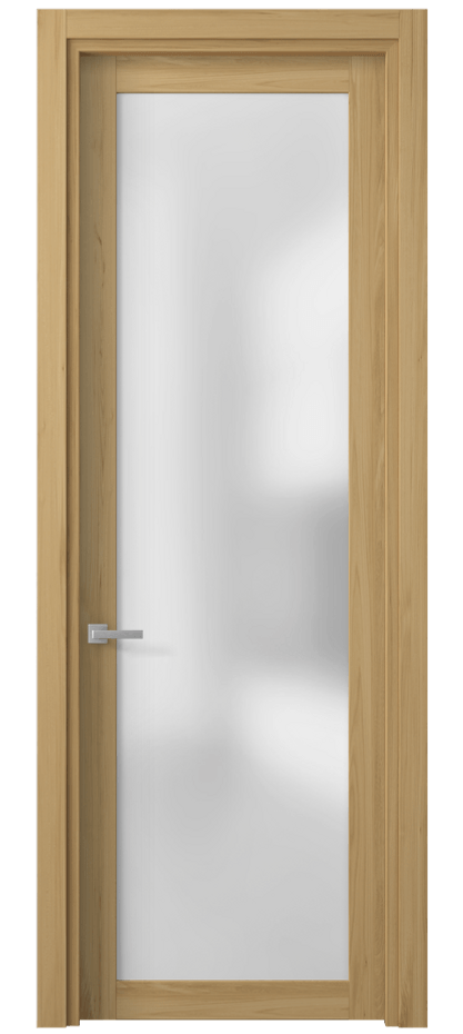 Межкомнатная дверь Planum 2102 Солнечный вяз Сатинированное стекло Цена 27359 ₽ | Volhovec