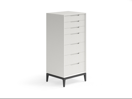 Мебель Комод Velvet 7 ящиков. Цвет Матовый тёплый серый. Материал Гладкая эмаль. Коллекция Комод Velvet 7 ящиков. Картинка.