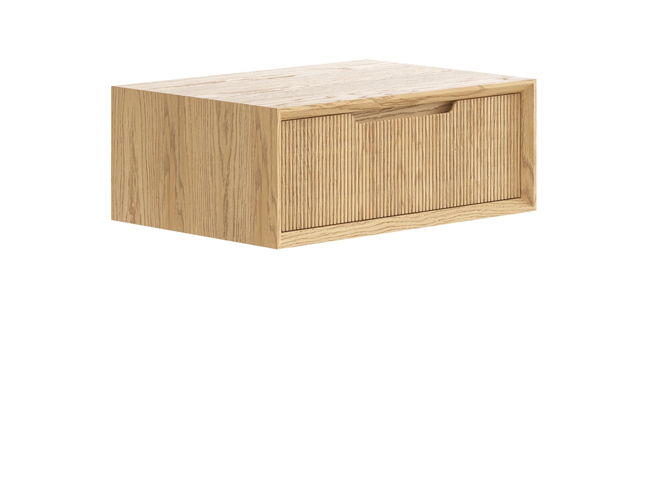 Тумба подвесная прикроватная Velvet 1 ящик дуб соломенный матовый