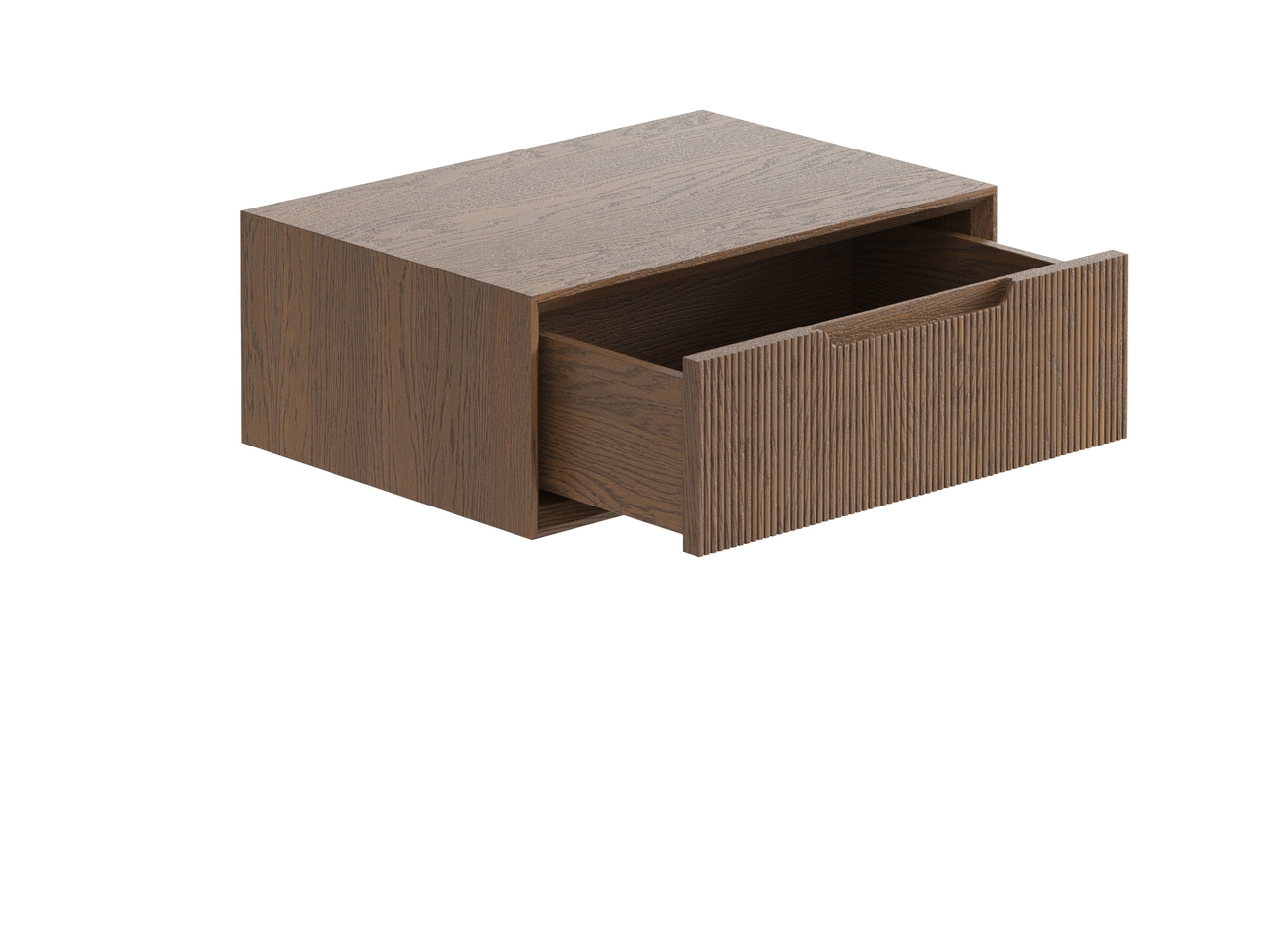 Тумба подвесная прикроватная Velvet 1 ящик дуб туманный матовый