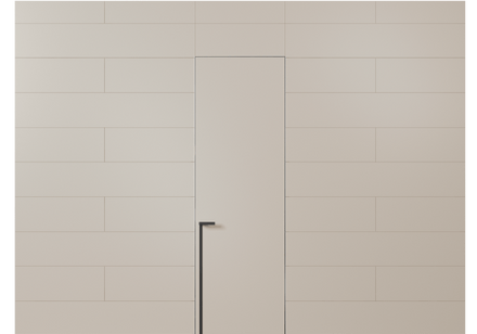 Панели для отделки стен Стеновая панель в эмали Матовый светло-бежевый. Цвет Матовый светло-бежевый. Материал Гладкая эмаль. Коллекция Эмаль. Картинка.