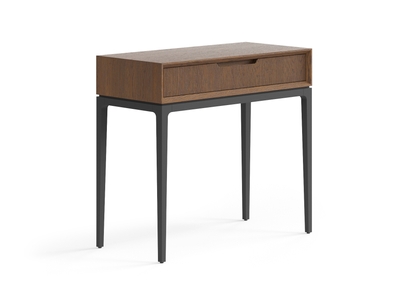 Мебель Консоль Velvet 1 ящик. Цвет Дуб каштановый матовый. Материал Массив дуба матовый. Коллекция Консоль Velvet 1 ящик. Картинка.