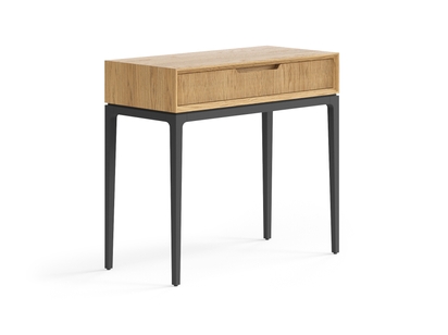 Мебель Консоль Velvet 1 ящик. Цвет Дуб пшеничный матовый. Материал Массив дуба матовый. Коллекция Консоль Velvet 1 ящик. Картинка.