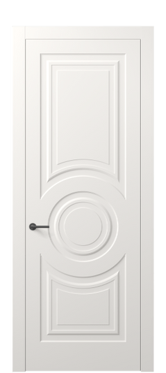 Дверь межкомнатная АКП 8461 МПБЛ. Цвет Матовый пудровый белый. Материал Гладкая эмаль. Коллекция Mascot. Картинка.