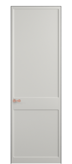 Дверь межкомнатная 7521 МСР. Цвет Матовый серый. Материал Гладкая эмаль. Коллекция Softform. Картинка.