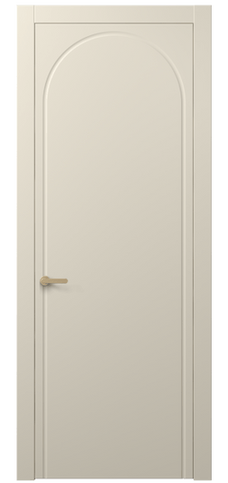 Дверь межкомнатная 8647 МБСР. Цвет Матовый бежево-серый. Материал Гладкая эмаль. Коллекция Alba. Картинка.