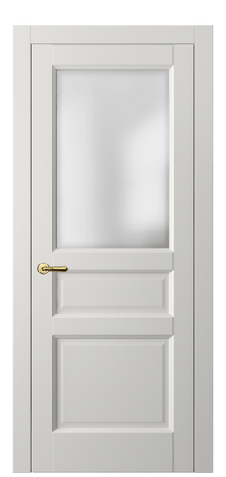 Дверь межкомнатная 1432 МСР САТ. Цвет Матовый серый. Материал Гладкая эмаль. Коллекция Галант. Картинка.