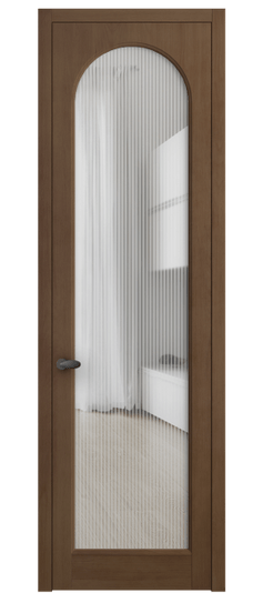 Дверь межкомнатная 6804 БТМ MORU. Цвет Бук тёмный матовый. Материал Массив бука матовый. Коллекция Palazzo. Картинка.