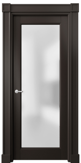 Дверь межкомнатная 6300 БАН САТ. Цвет Бук антрацит. Материал Массив бука эмаль. Коллекция Toscana Plano. Картинка.