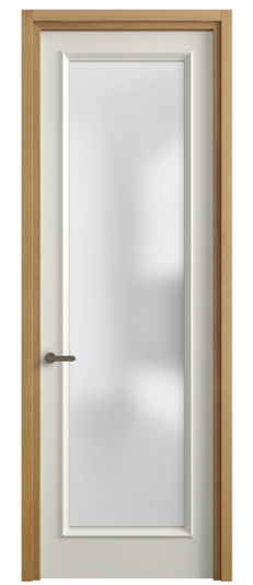 Дверь межкомнатная 6702 БЖМ САТ. Цвет Бук жемчуг. Материал Массив бука эмаль. Коллекция Charm. Картинка.