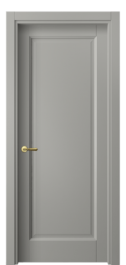 Дверь межкомнатная 1401 МНСР. Цвет Матовый нейтральный серый. Материал Гладкая эмаль. Коллекция Galant. Картинка.