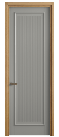 Дверь межкомнатная 6711 БНСР. Цвет Бук нейтральный серый. Материал Массив бука эмаль. Коллекция Charm. Картинка.