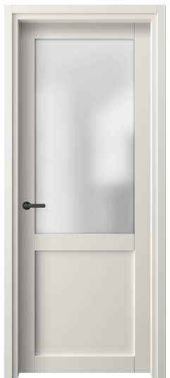 Дверь межкомнатная 2122 СТБЛ САТ. Цвет Софт-тач белоснежный. Материал Полипропилен. Коллекция Neo. Картинка.