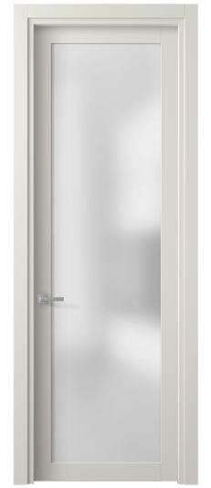 Дверь межкомнатная 2102 МЖМ САТ. Цвет Матовый жемчужный. Материал Гладкая эмаль. Коллекция Planum. Картинка.