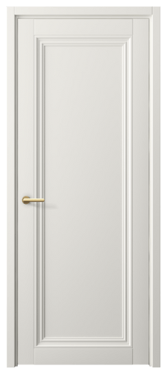 Дверь межкомнатная 2501 ПЭБЛ. Цвет ПЭТ белоснежный. Материал ПЭТ. Коллекция Centro. Картинка.