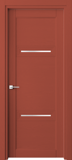 Дверь межкомнатная 6113 NCS S 3040-Y80R. Цвет NCS NCS S 3040-Y80R. Материал Массив дуба эмаль. Коллекция Ego. Картинка.