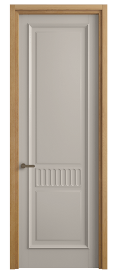 Дверь межкомнатная 6707 БСБЖ. Цвет Бук светло-бежевый. Материал Массив бука эмаль. Коллекция Charm. Картинка.