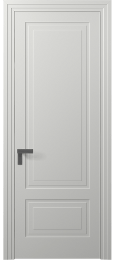 Дверь межкомнатная АКП 8341 МССР. Цвет Матовый светло-серый. Материал Гладкая эмаль. Коллекция Rocca. Картинка.