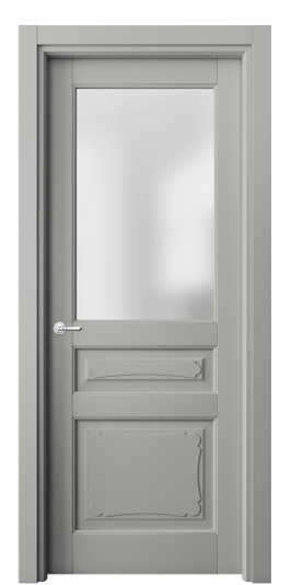 Дверь межкомнатная 6324 БНСР САТ. Цвет Бук нейтральный серый. Материал Массив бука эмаль. Коллекция Toscana Elegante. Картинка.