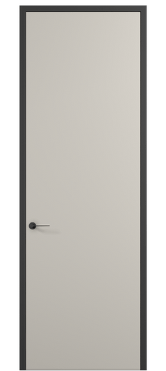 Дверь межкомнатная 0010 ПЭСС. Цвет ПЭТ светло-серый. Материал ПЭТ. Коллекция Planum Pro. Картинка.