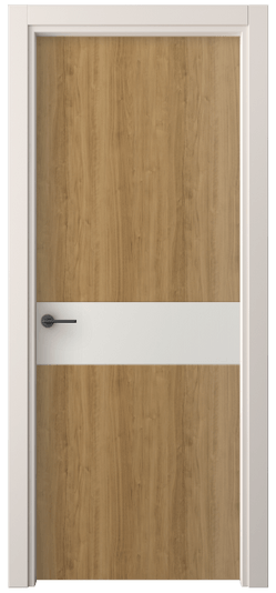 Дверь межкомнатная 4221 ГОР. Цвет Грецкий орех. Материал Ламинатин. Коллекция Freedom. Картинка.