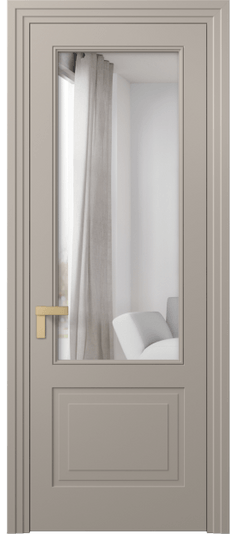 Межкомнатная дверь 8352 МБСК Двустороннее зеркало. Цвет Матовый бисквитный. Материал Гладкая эмаль. Коллекция Rocca. Фото. Дверь межкомнатная 8352 МБСК Двустороннее зеркало. Цвет Матовый бисквитный. Материал Гладкая эмаль. Коллекция Rocca. Картинка.