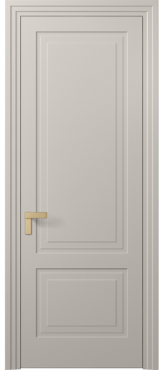 Дверь межкомнатная 8351 МСБЖ. Цвет Матовый светло-бежевый. Материал Гладкая эмаль. Коллекция Rocca. Картинка.