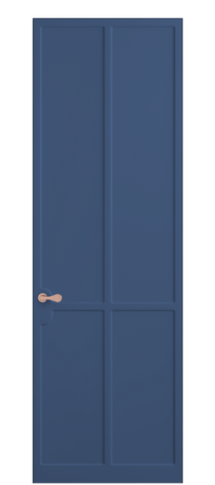 Дверь межкомнатная 7531 Отдалённо-синий RAL 5023. Цвет RAL Отдалённо-синий RAL 5023. Материал Гладкая эмаль. Коллекция Softform. Картинка.