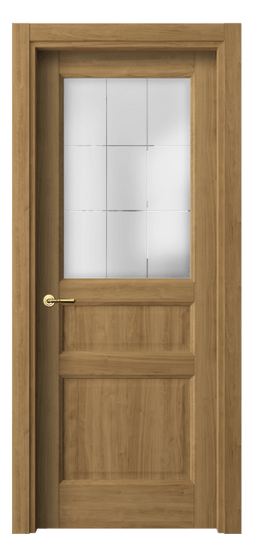 Межкомнатная дверь 1432 ГОР Сатинированное стекло лофт. Цвет Грецкий орех. Материал Ламинатин. Коллекция Galant. Фото. Дверь межкомнатная 1432 ГОР Сатинированное стекло лофт. Цвет Грецкий орех. Материал Ламинатин. Коллекция Galant. Картинка.