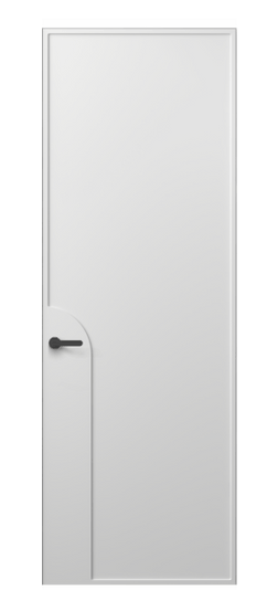Дверь межкомнатная АКП 8605 ГРН. Цвет Грунт под покраску. Материал Грунт под покраску. Коллекция Frame. Картинка.