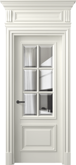 Дверь межкомнатная 7312 БЖМ ПРОЗ Ф. Цвет Бук жемчуг. Материал Массив бука эмаль. Коллекция Antique. Картинка.