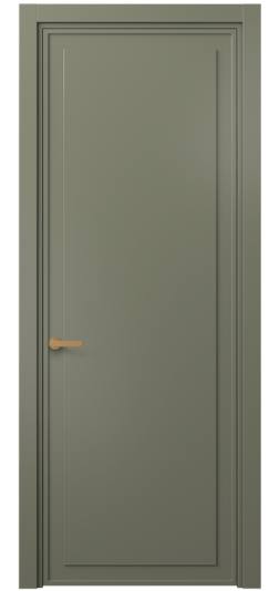 Дверь межкомнатная 8602 МОТ . Цвет Матовый оливковый тёмный. Материал Гладкая эмаль. Коллекция Frame. Картинка.