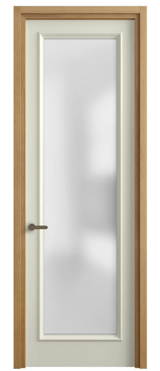 Дверь межкомнатная 6702 БМБ САТ. Цвет Бук молочно-белый. Материал Массив бука эмаль. Коллекция Charm. Картинка.