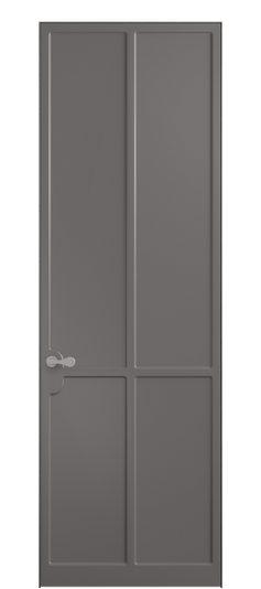 Дверь межкомнатная 7531 МКЛС. Цвет Матовый классический серый. Материал Гладкая эмаль. Коллекция Softform. Картинка.