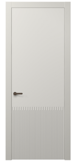 Дверь межкомнатная 8626 МТСР. Цвет Матовый тёплый серый. Материал Гладкая эмаль. Коллекция Dune. Картинка.