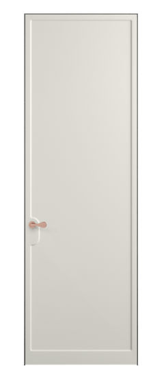 Дверь межкомнатная 7501 МЖМ. Цвет Матовый жемчужный. Материал Гладкая эмаль. Коллекция Softform. Картинка.