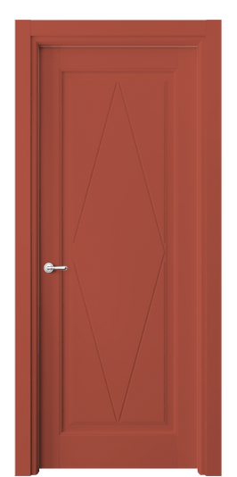 Дверь межкомнатная 6341 NCS S 3040-Y80R. Цвет NCS NCS S 3040-Y80R. Материал Массив бука эмаль. Коллекция Toscana Rombo. Картинка.