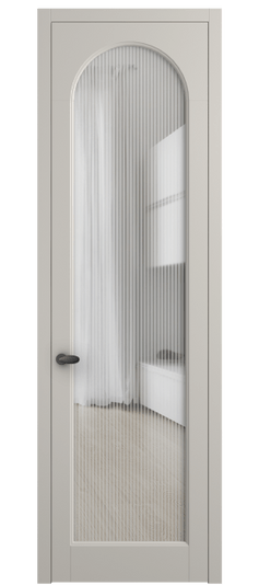 Дверь межкомнатная 6804 МОС MORU. Цвет Матовый облачно-серый. Материал Гладкая эмаль. Коллекция Palazzo. Картинка.