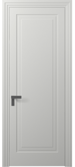 Дверь межкомнатная АКП 8301 МССР. Цвет Матовый светло-серый. Материал Гладкая эмаль. Коллекция Рокка. Картинка.