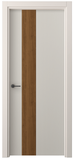 Дверь межкомнатная 4223 ПЭСС. Цвет ПЭТ светло-серый. Материал ПЭТ. Коллекция Freedom. Картинка.