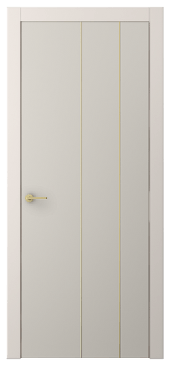 Дверь межкомнатная АКП 4205 ПЭСС. Цвет ПЭТ светло-серый. Материал ПЭТ. Коллекция Freedom. Картинка.